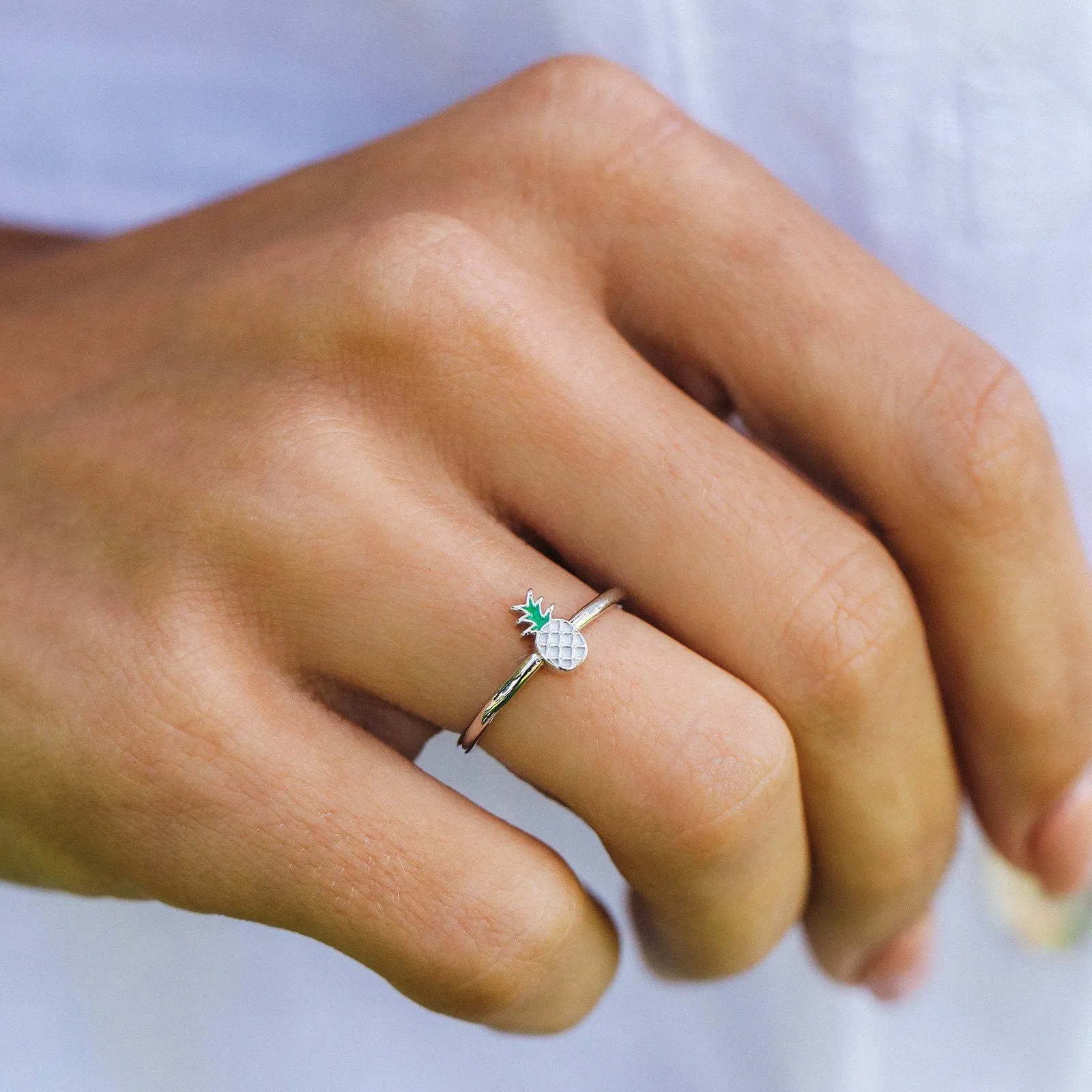 Enamel Pineapple Ring sold by Pura Vida product image thumbnail 5