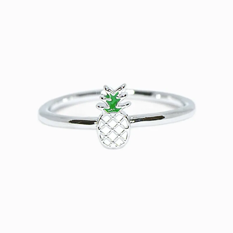 Enamel Pineapple Ring sold by Pura Vida