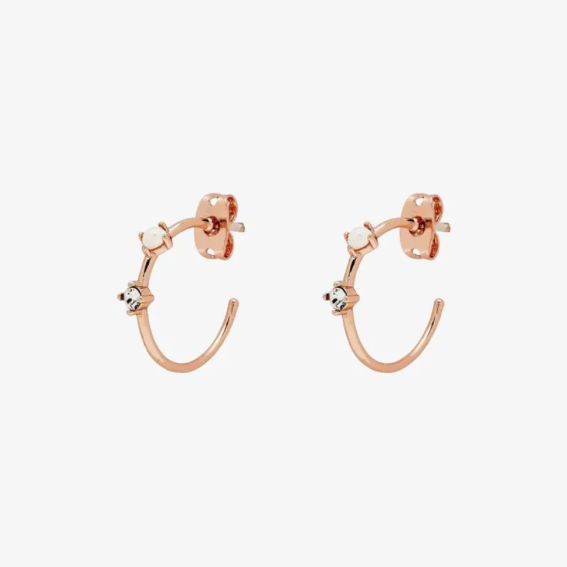 Opal Hoop Earrings sold by Pura Vida