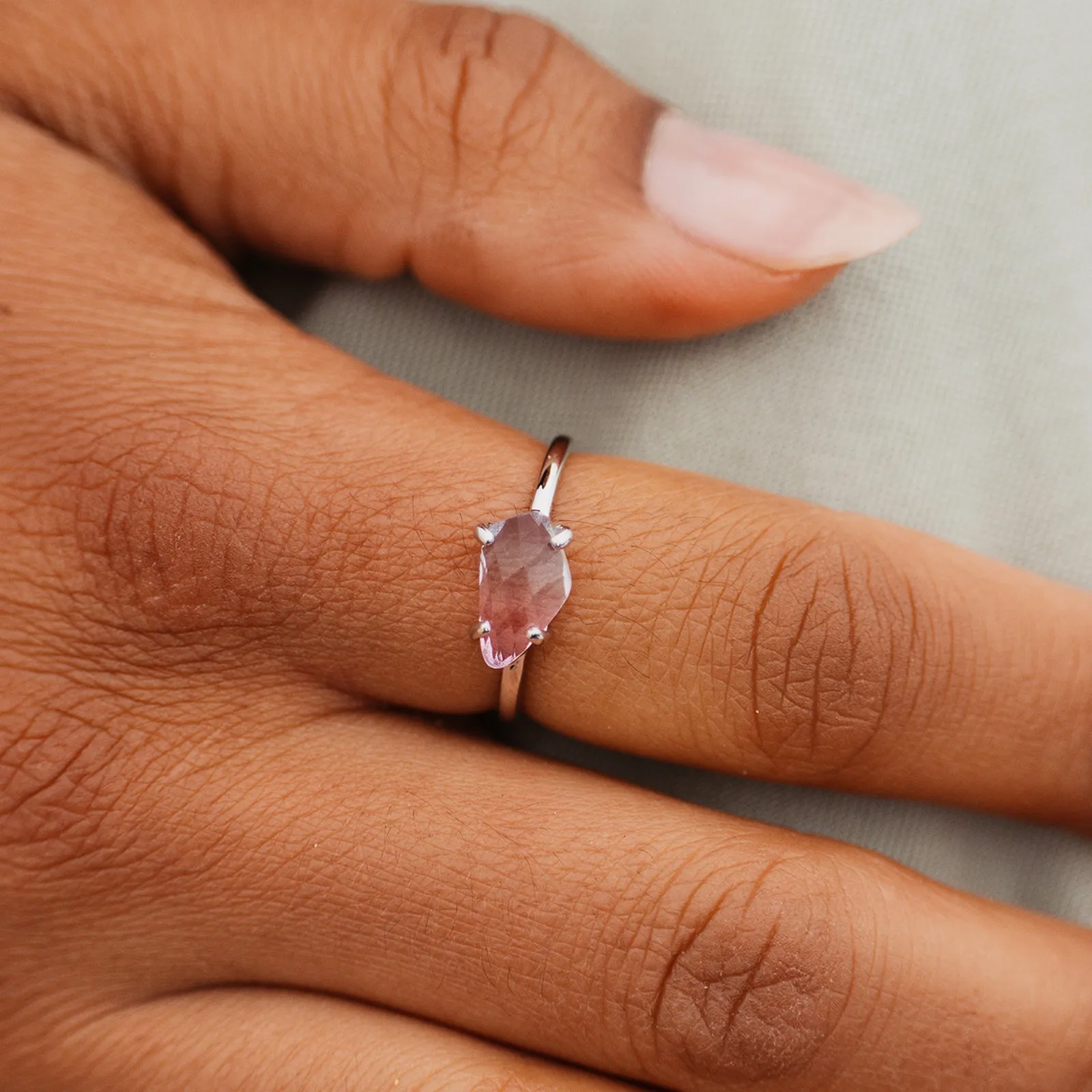 Rainbow Quartz Ring sold by Pura Vida product image thumbnail 2