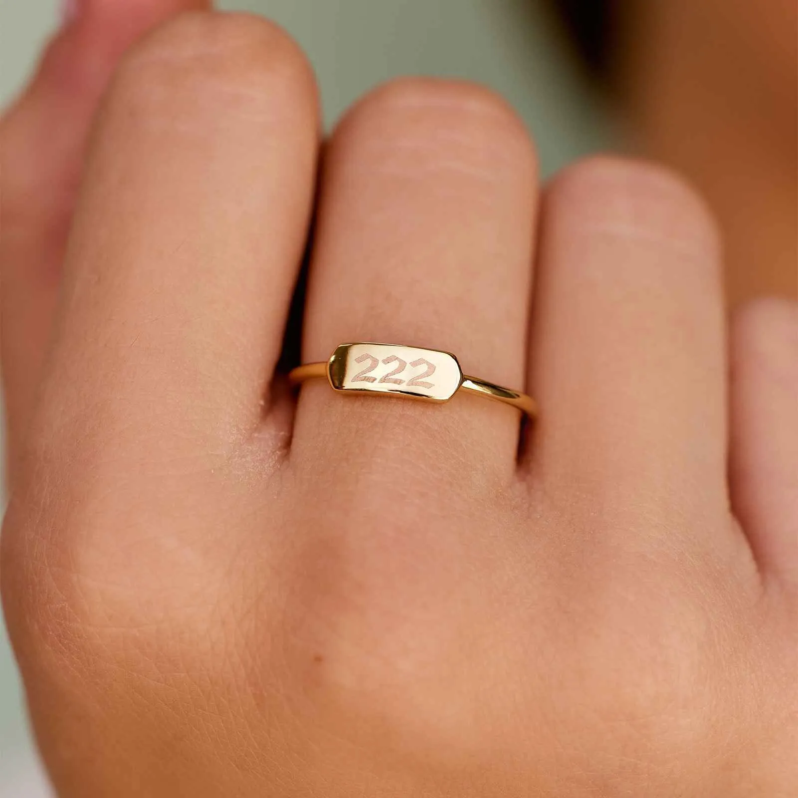Engravable Bar Ring sold by Pura Vida product image thumbnail 4