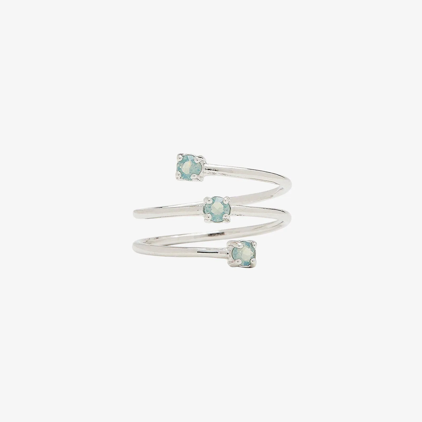 Triple Opal Wrap Toe Ring sold by Pura Vida