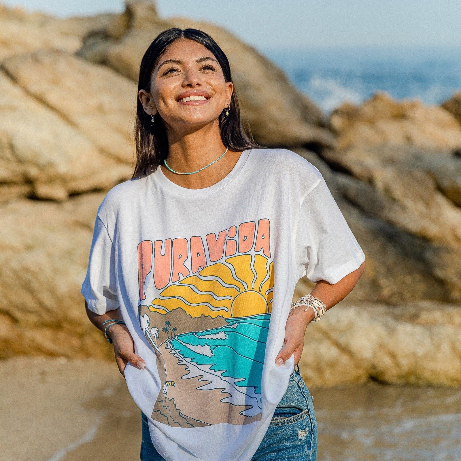 High Tide Tee sold by Pura Vida product image thumbnail 4