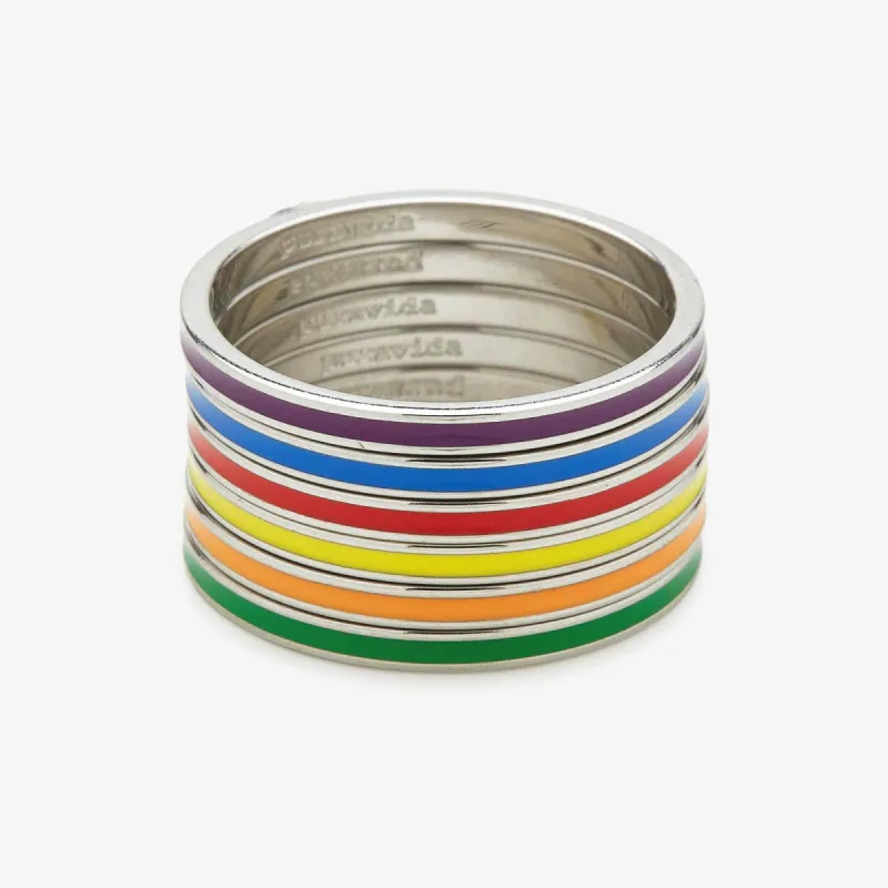 Rainbow Ring Stack sold by Pura Vida