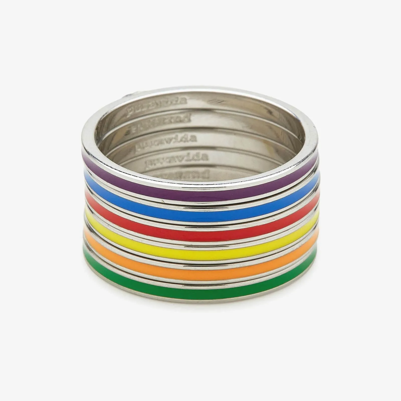 Rainbow Ring Stack sold by Pura Vida