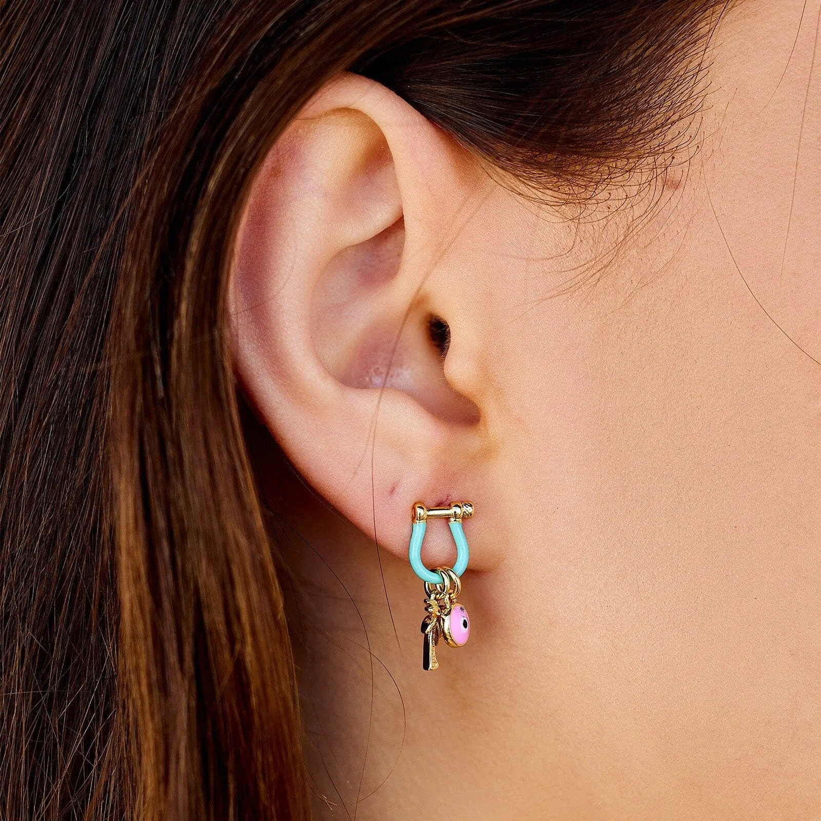Bonne Chance Charm Earrings sold by Pura Vida product image thumbnail 2
