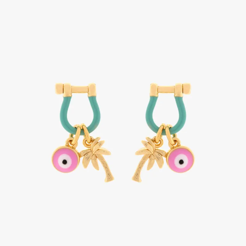 Bonne Chance Charm Earrings sold by Pura Vida