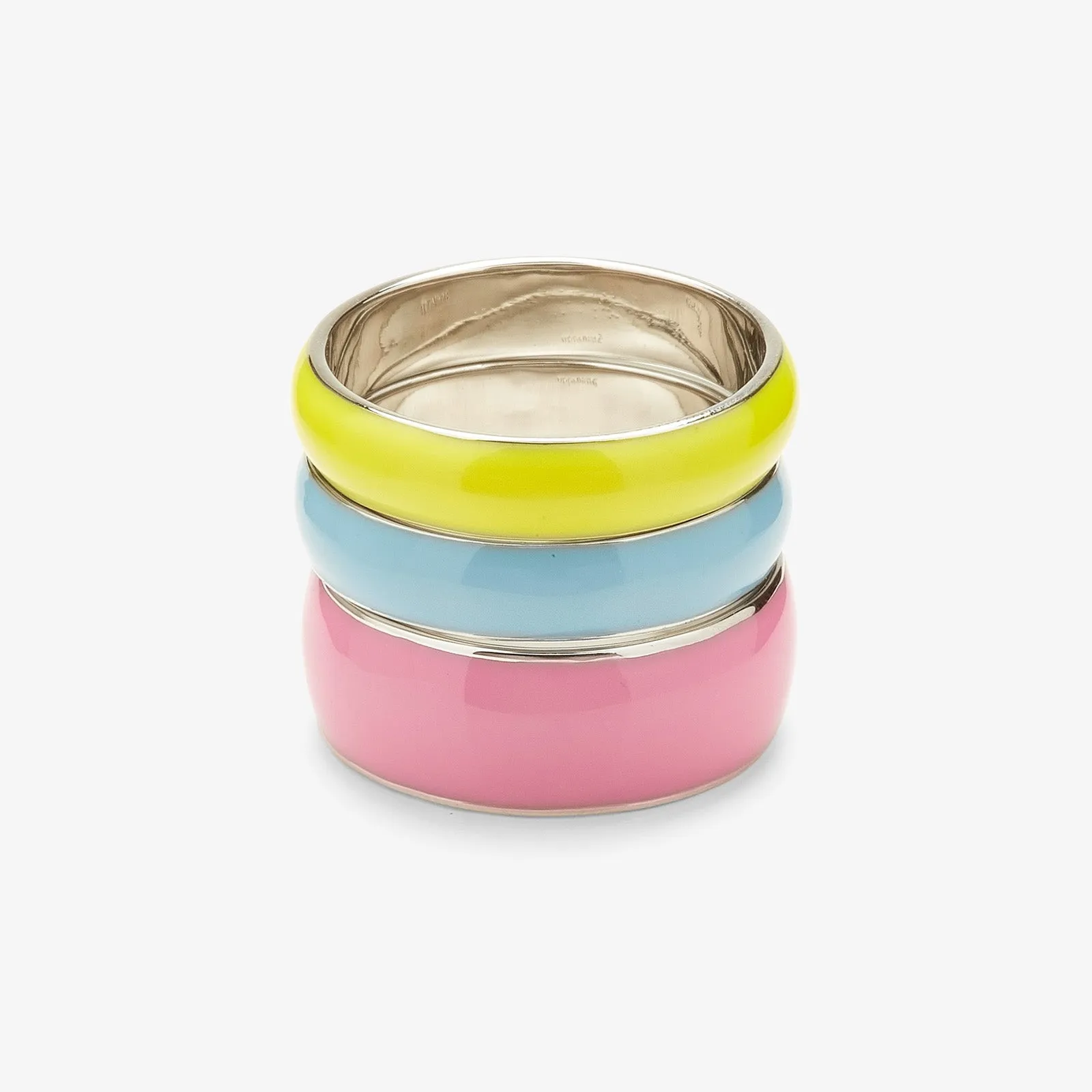 Wonderland Enamel Ring Stack sold by Pura Vida