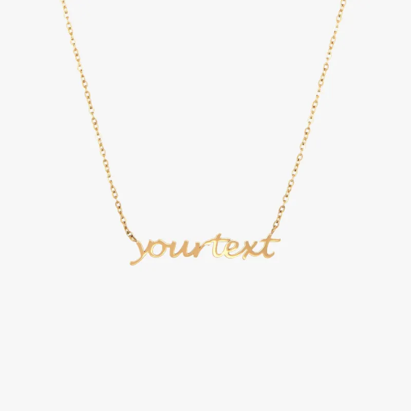 Script Letter Necklace sold by Pura Vida