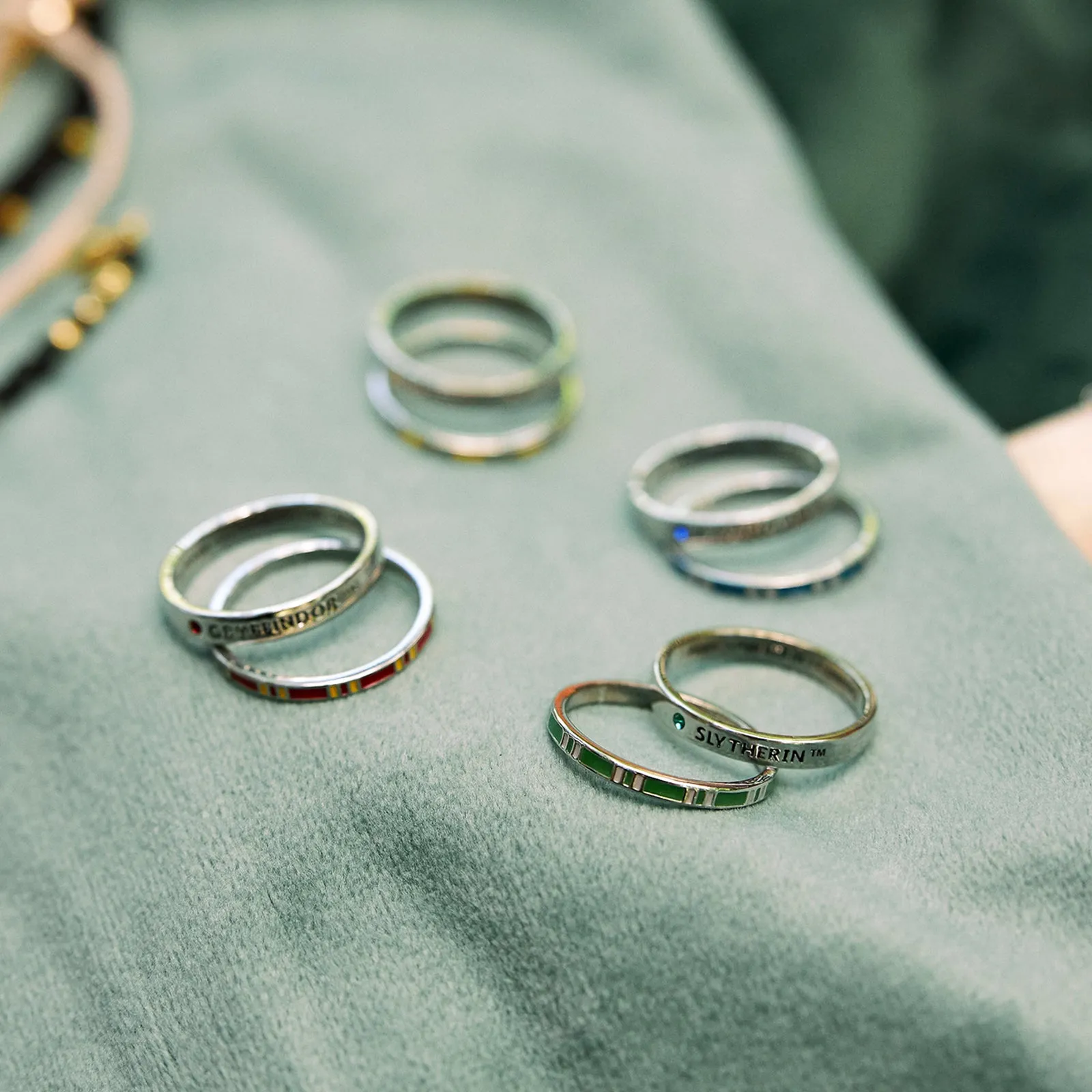 Hufflepuff™ House Ring Stack sold by Pura Vida product image thumbnail 5