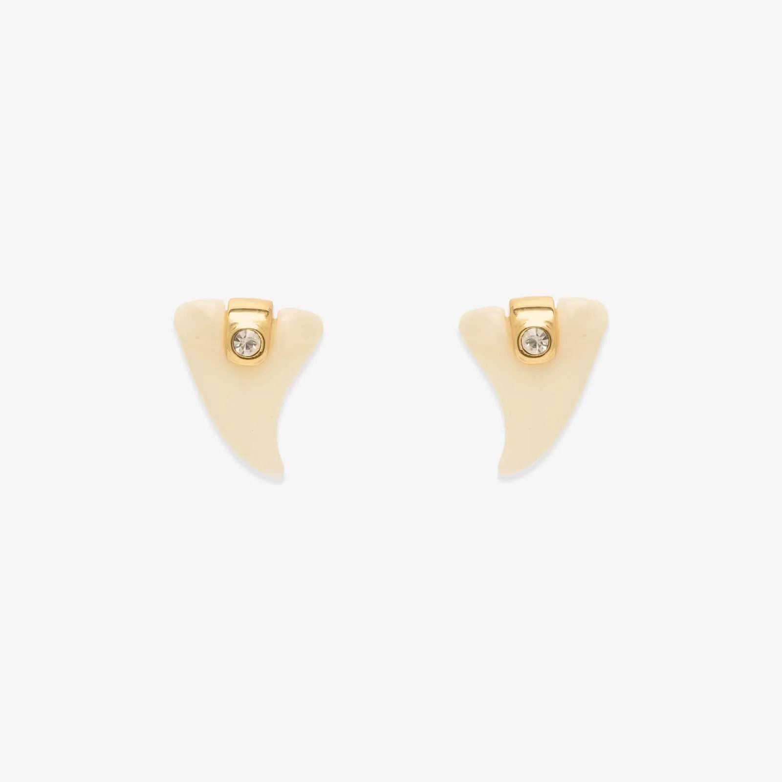 BTSシュガ着用☆関税込☆PORTRAIT REPORT★Shark Tooth Earring KPOP Idol BTS SUGA Surgical steel Ball Cone Chain Earring
