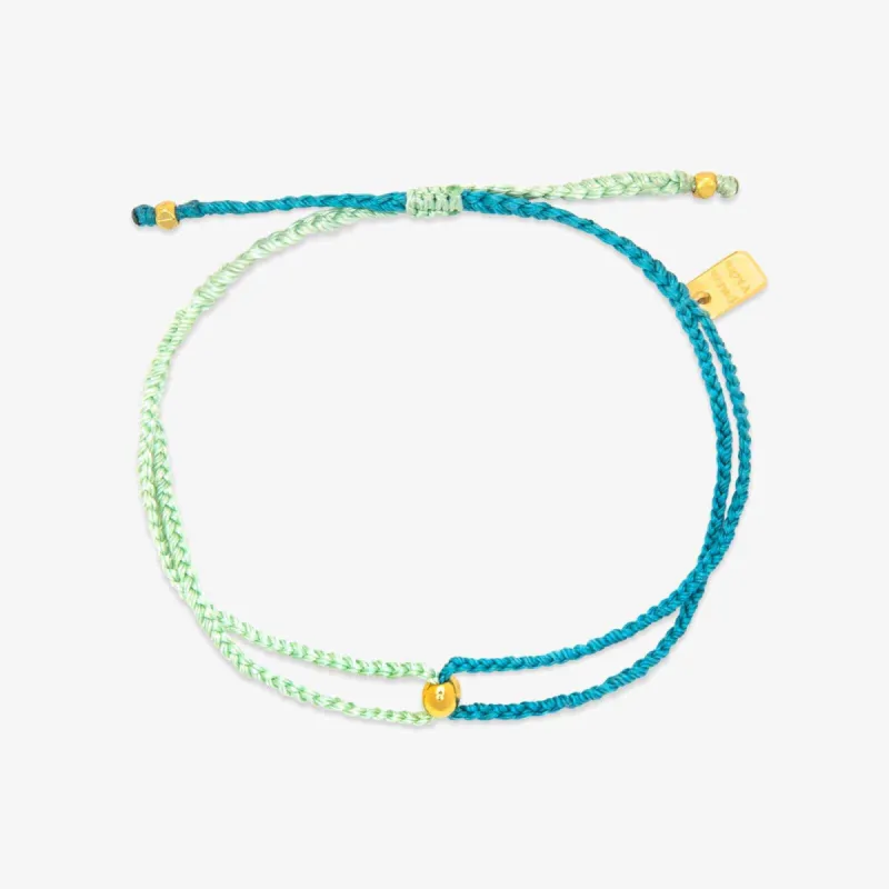 Blue Two-Tone Dainty Bracelet sold by Pura Vida