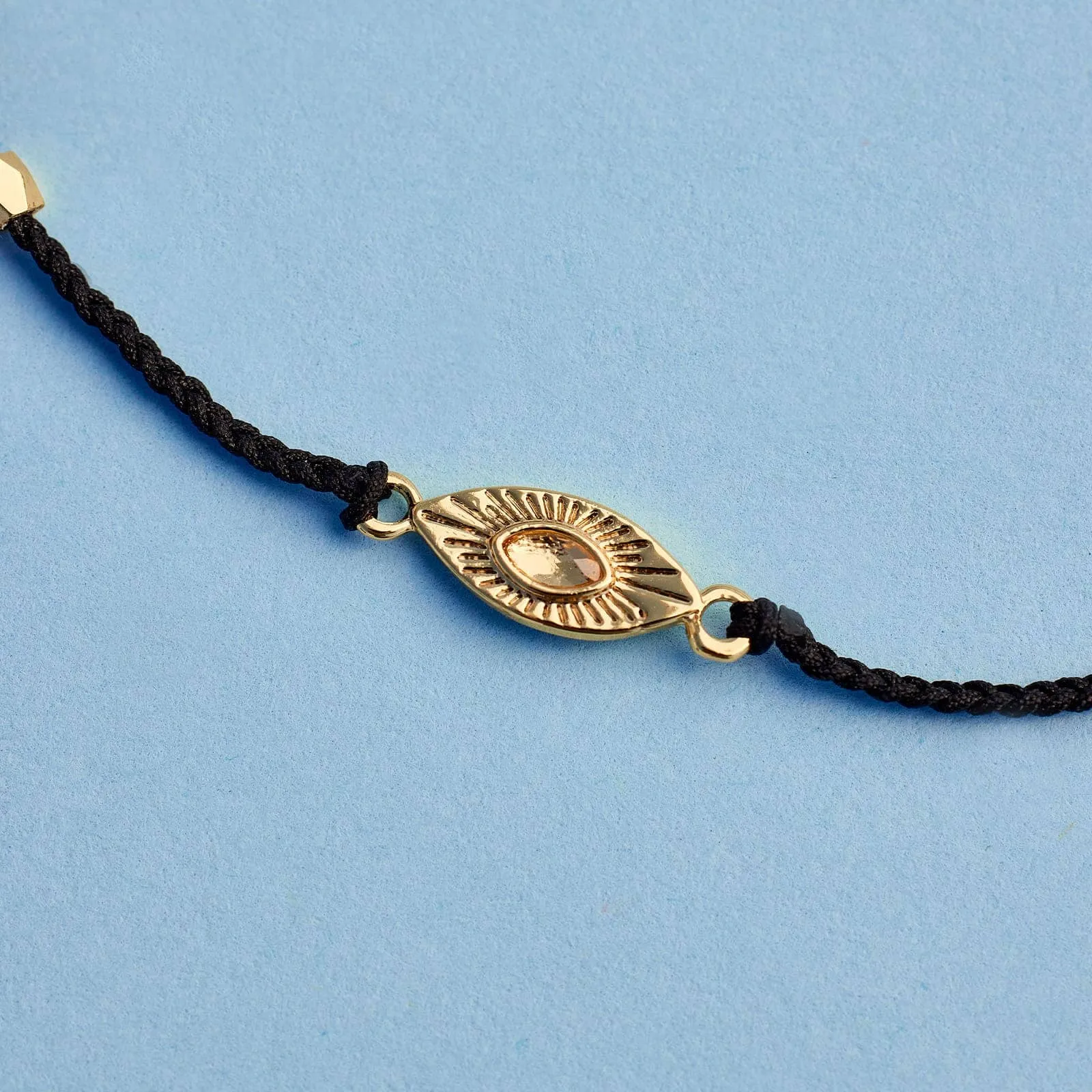 Sunburst Eye Gold Charm Bracelet sold by Pura Vida product image thumbnail 3