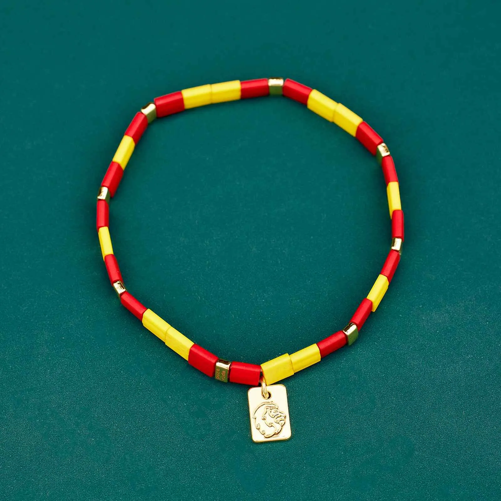 Gryffindor™ Tile Bead Stretch Bracelet sold by Pura Vida product image thumbnail 4
