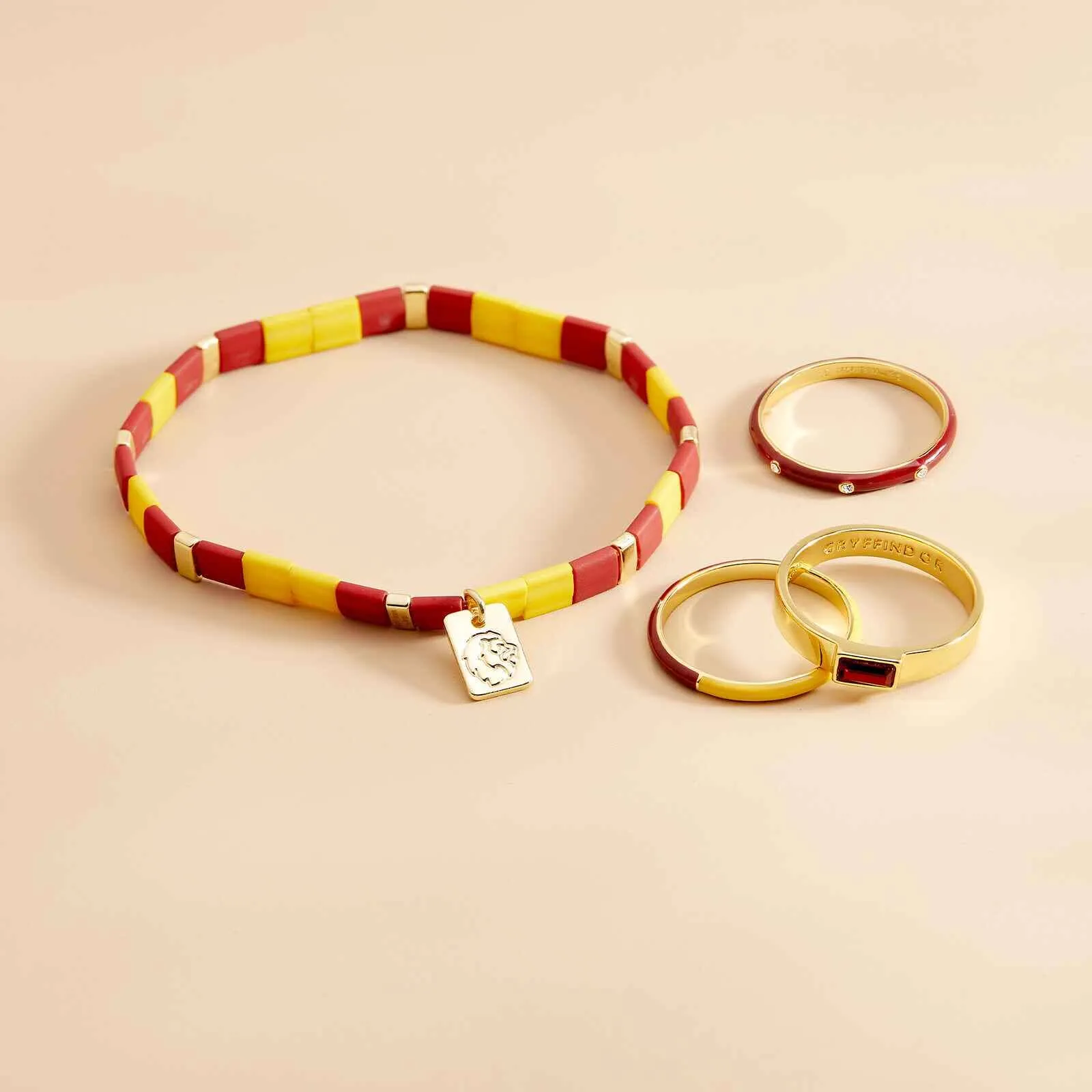 Gryffindor™ Tile Bead Stretch Bracelet sold by Pura Vida product image thumbnail 5