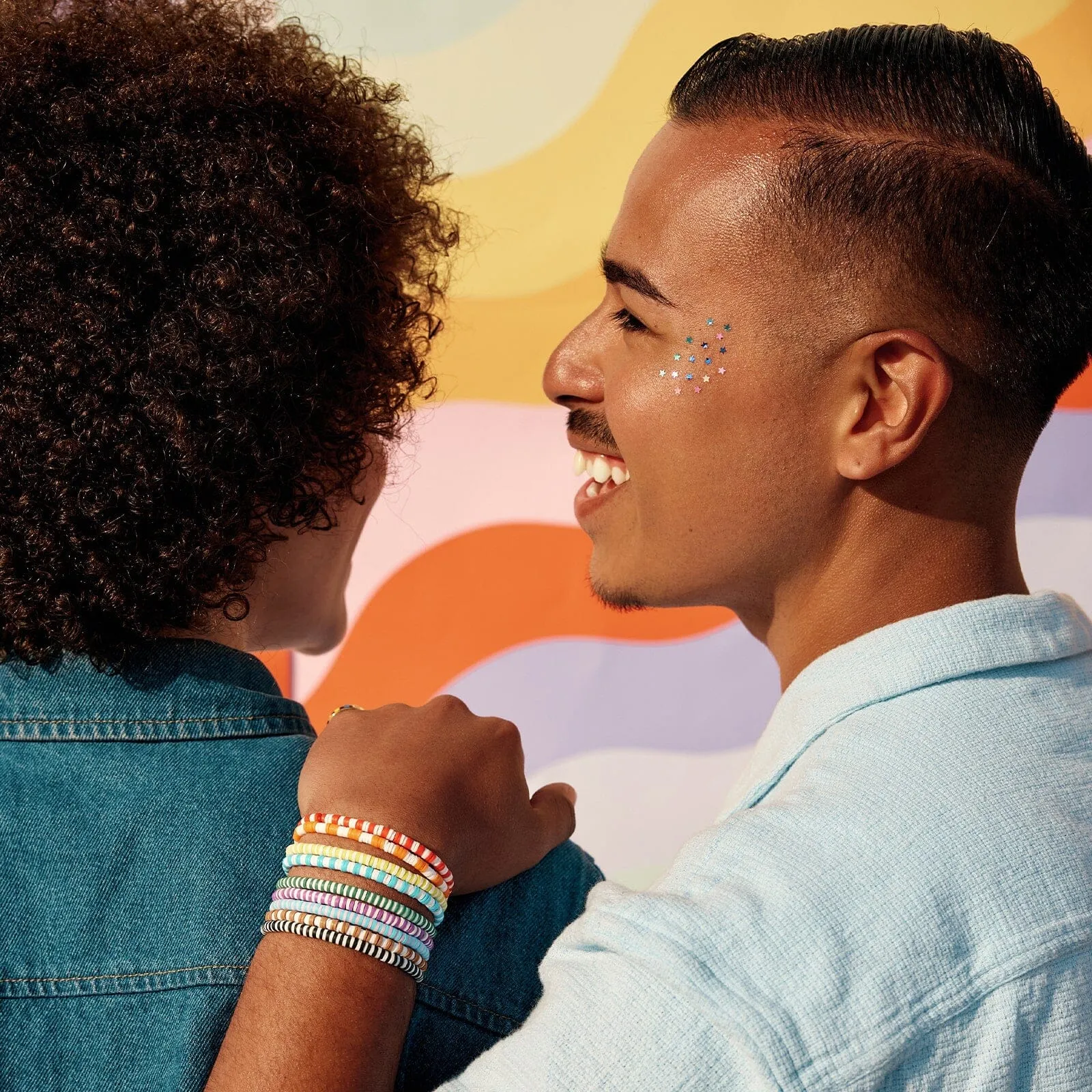 Rainbow Stretch Bracelet Set of 8 sold by Pura Vida product image thumbnail 5