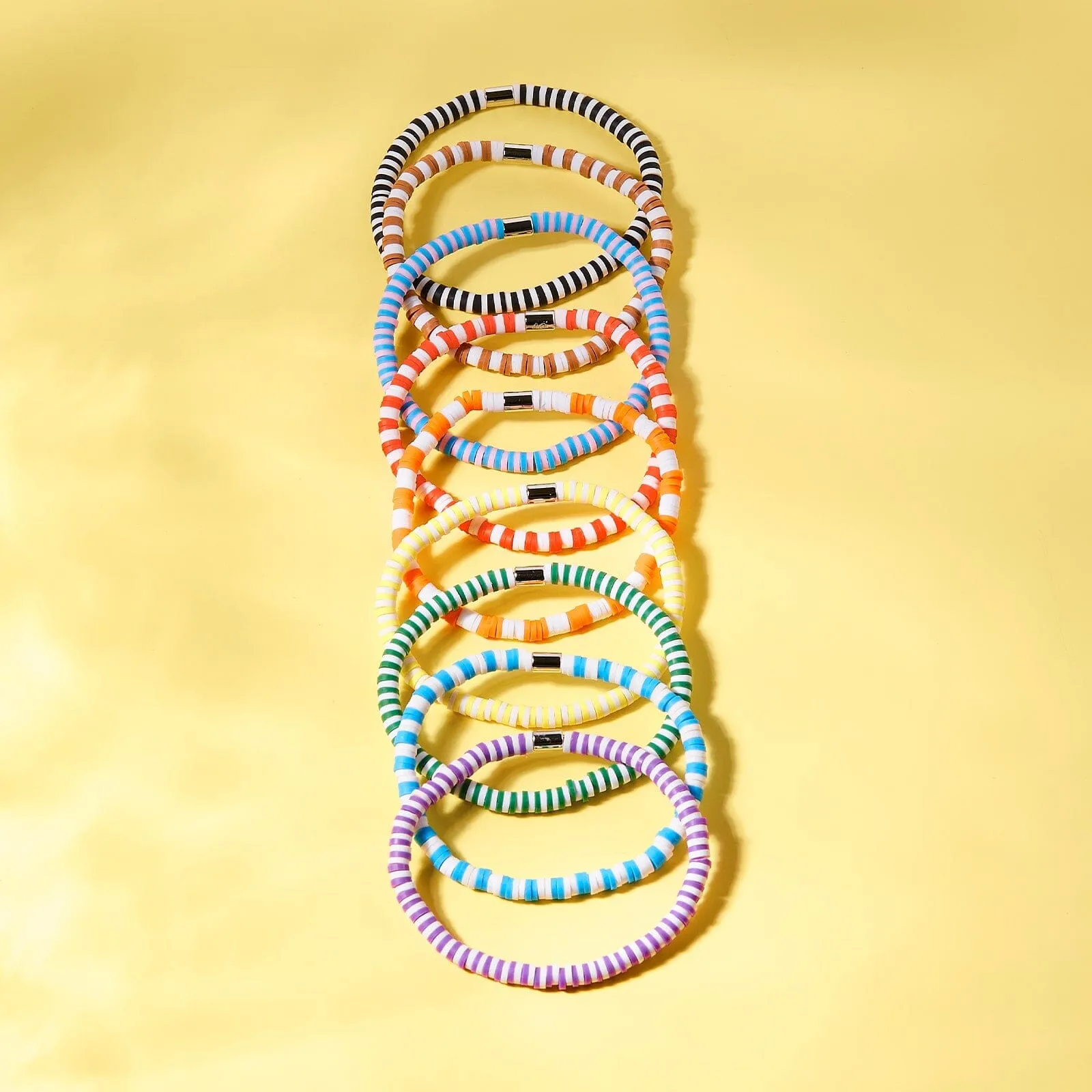 Rainbow Stretch Bracelet Set of 8 sold by Pura Vida product image thumbnail 2