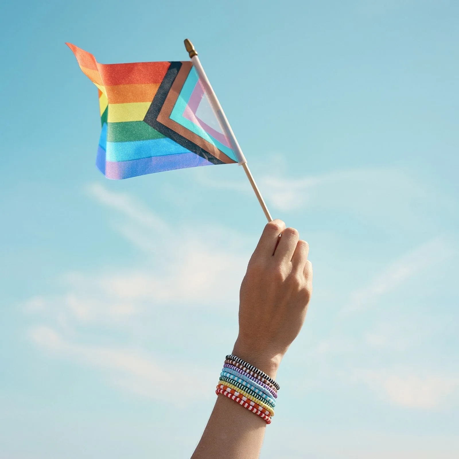 Rainbow Stretch Bracelet Set of 8 sold by Pura Vida product image thumbnail 4