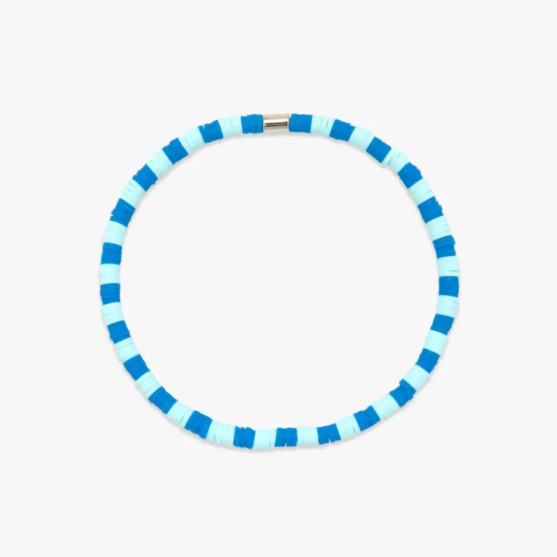 Blue Wave Seascape Stretch Anklet sold by Pura Vida
