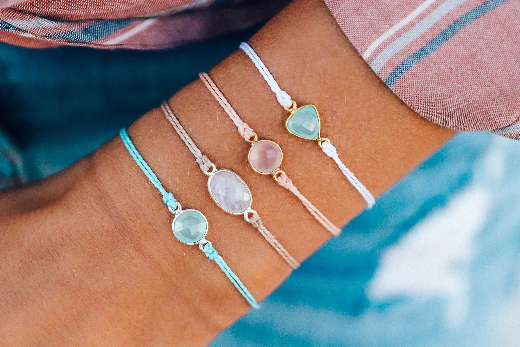Moonstone Charm Bracelet sold by Pura Vida product image thumbnail 4
