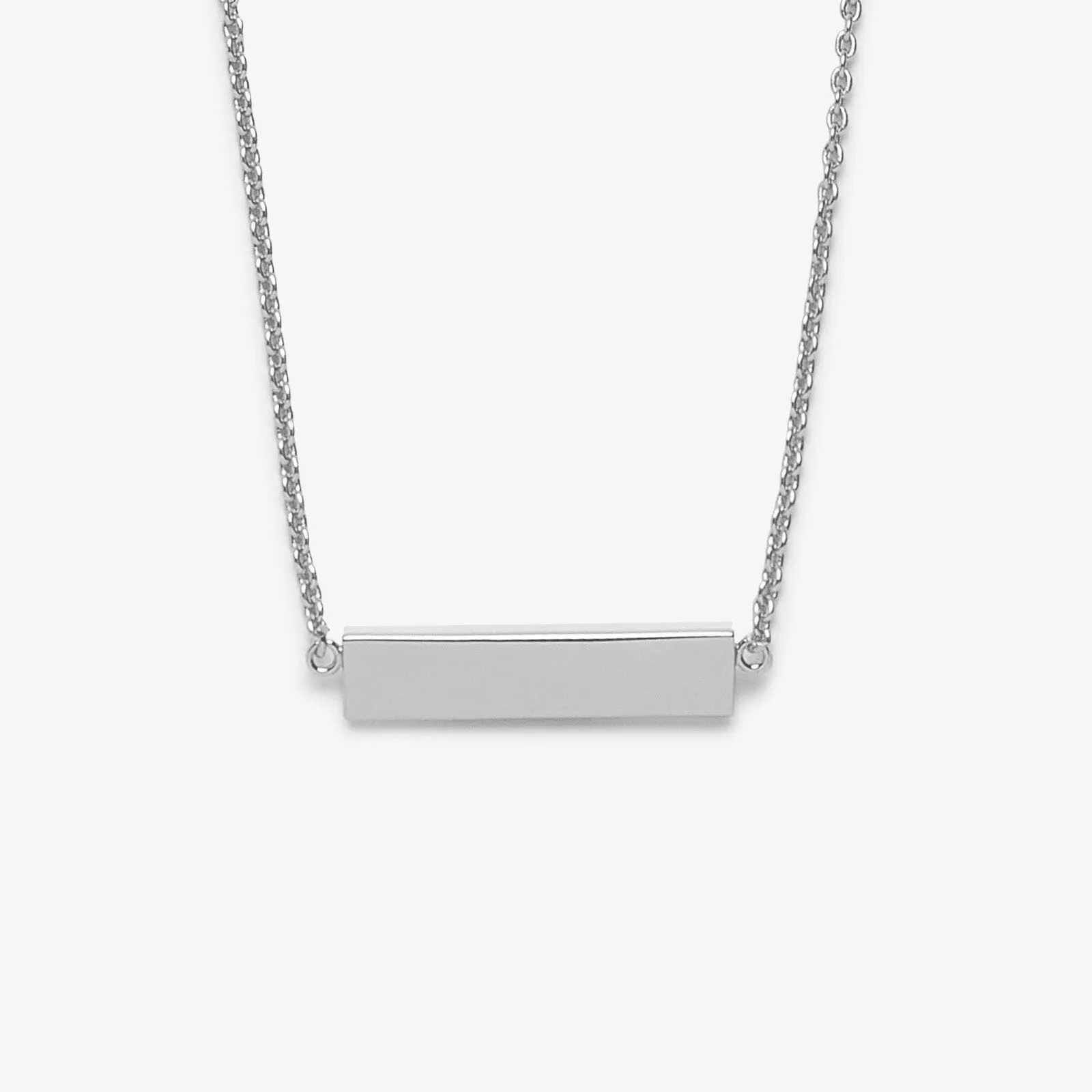 Demi-Fine Engravable Bar Necklace sold by Pura Vida product image thumbnail 2