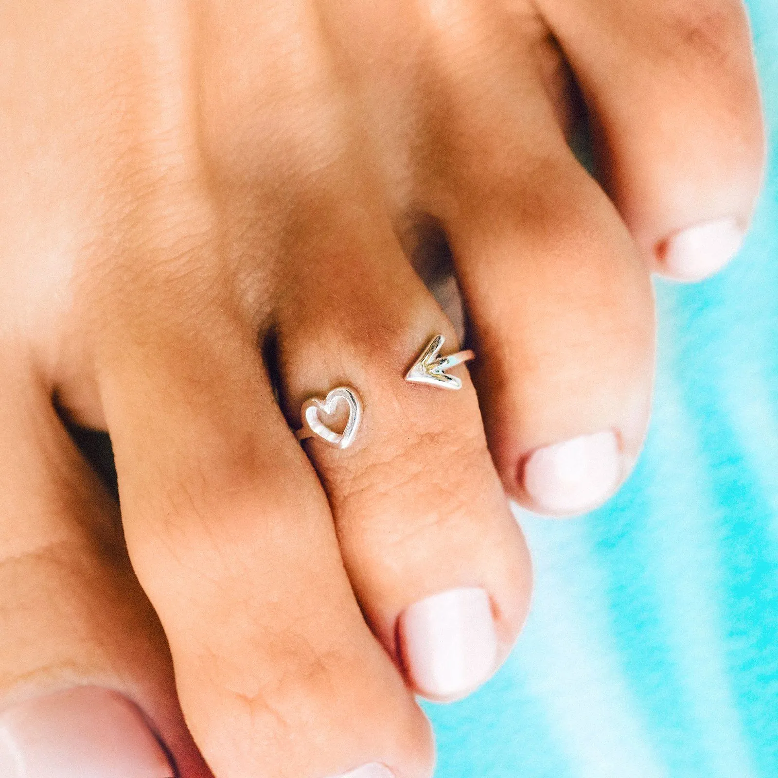 Heart & Arrow Toe Ring sold by Pura Vida product image thumbnail 3