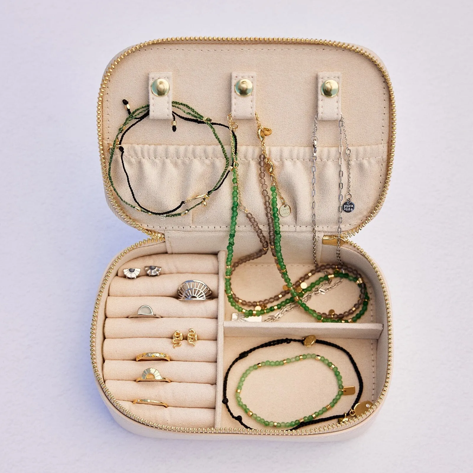 Faux Leather Journey Jewelry Case sold by Pura Vida product image thumbnail 2