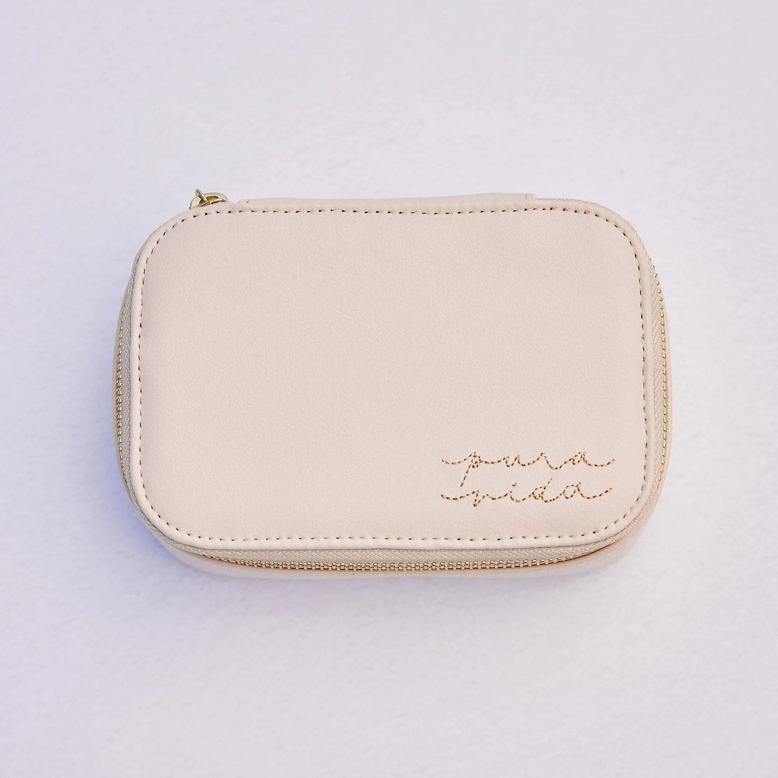 Faux Leather Journey Jewelry Case sold by Pura Vida