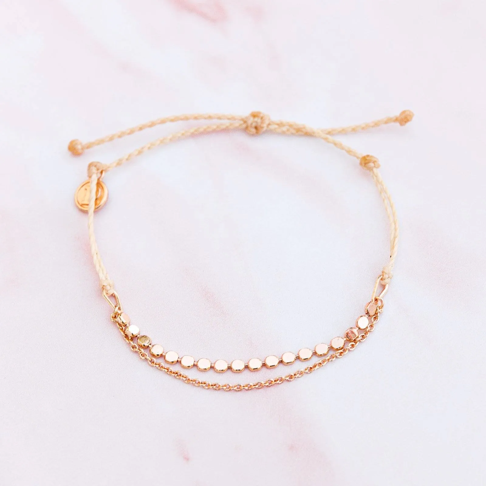 Delicate Layered Chain Bracelet sold by Pura Vida product image thumbnail 4