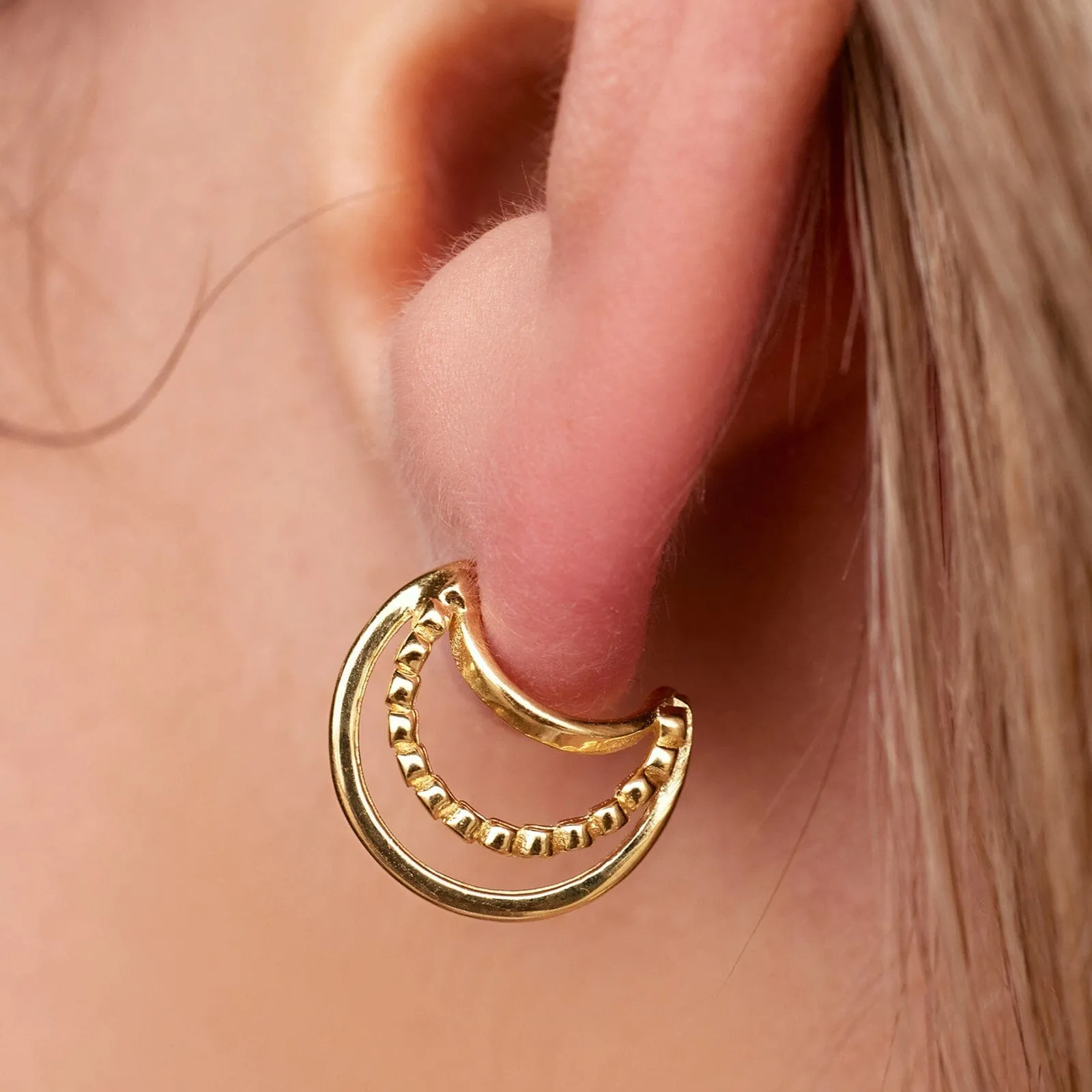 Triple Hoop Earrings sold by Pura Vida product image thumbnail 3