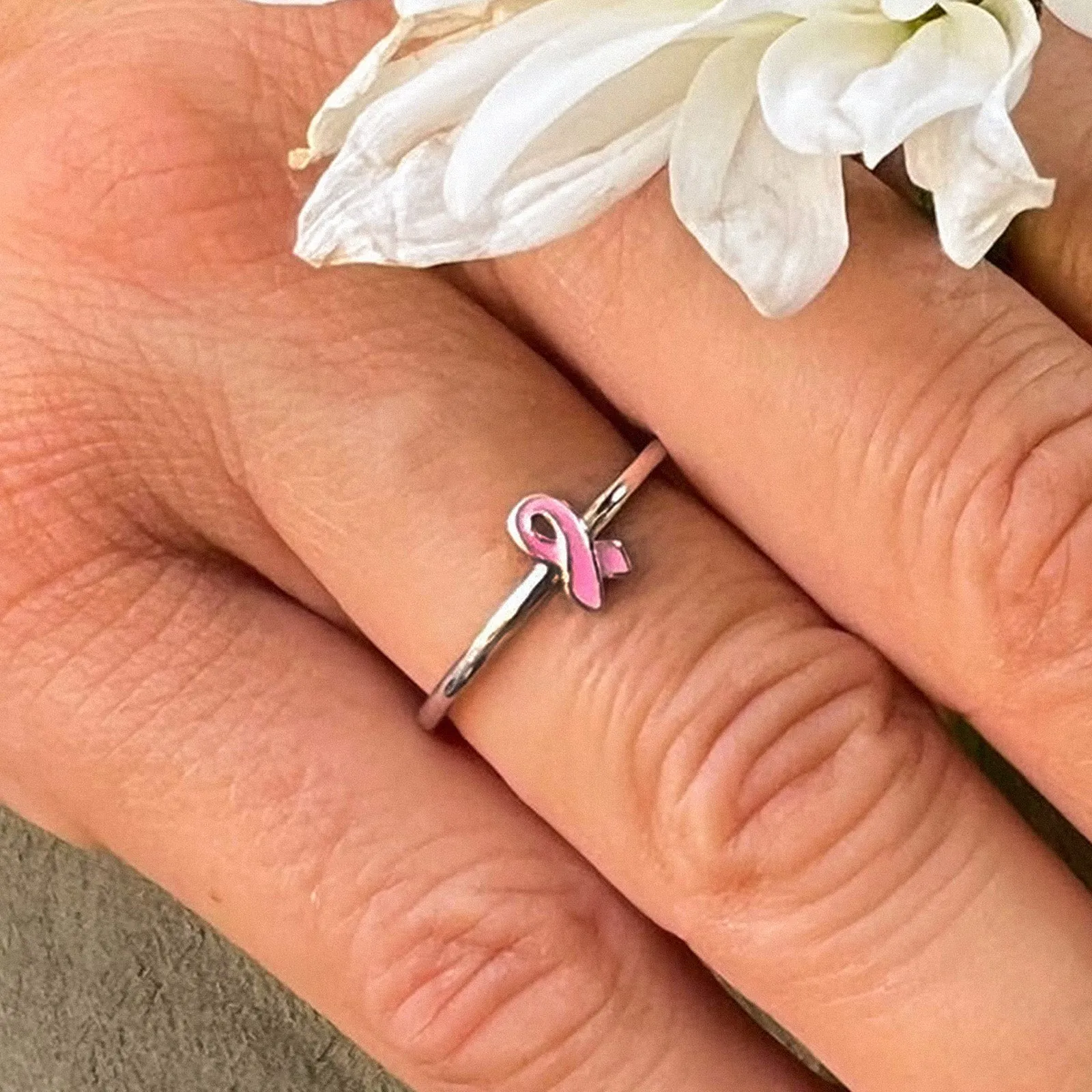Breast Cancer Awareness Ring sold by Pura Vida product image thumbnail 5