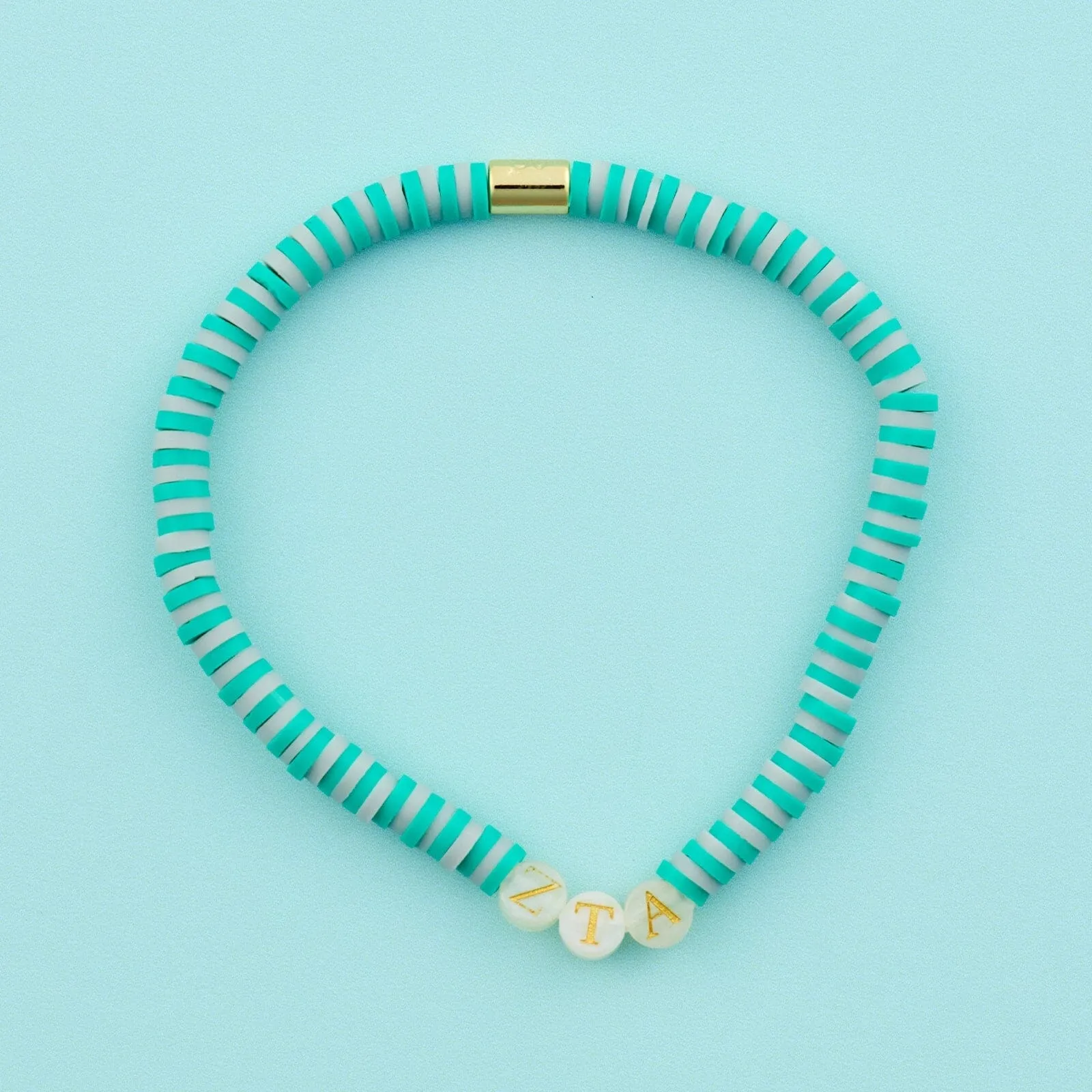 Zeta Tau Alpha Stretch Bracelet sold by Pura Vida product image thumbnail 4