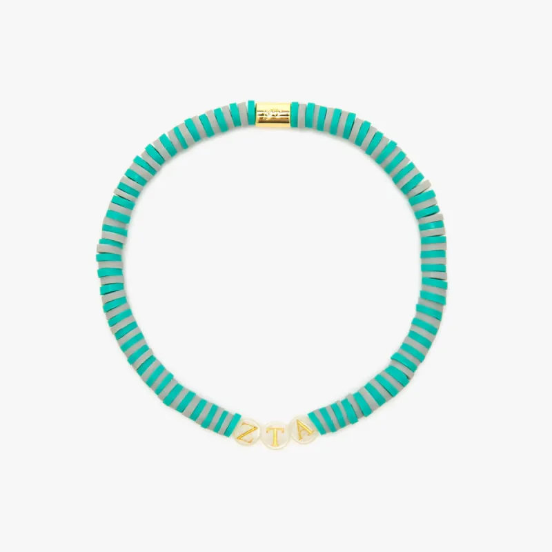 Zeta Tau Alpha Stretch Bracelet made by Pura Vida