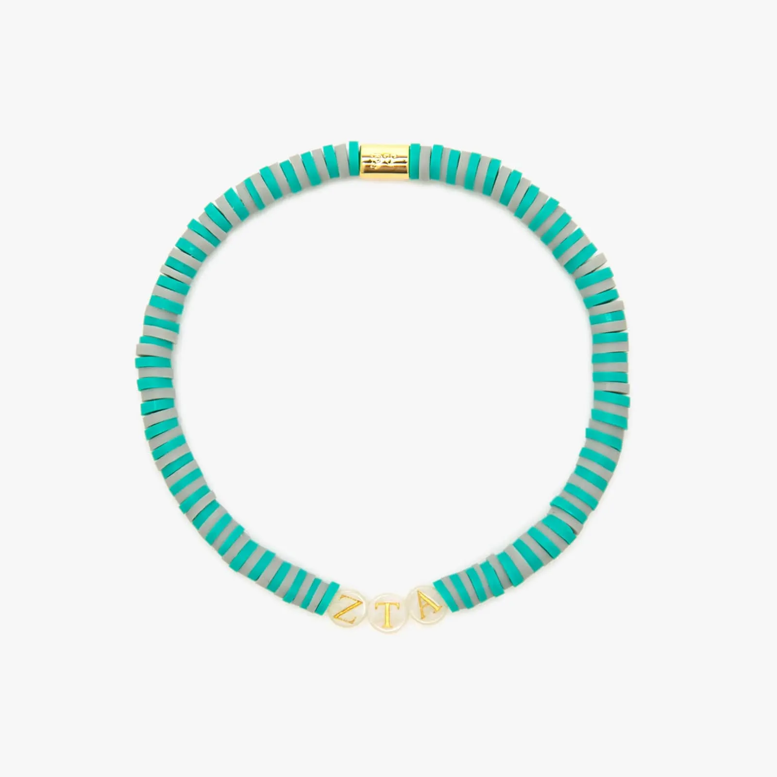 Zeta Tau Alpha Stretch Bracelet sold by Pura Vida