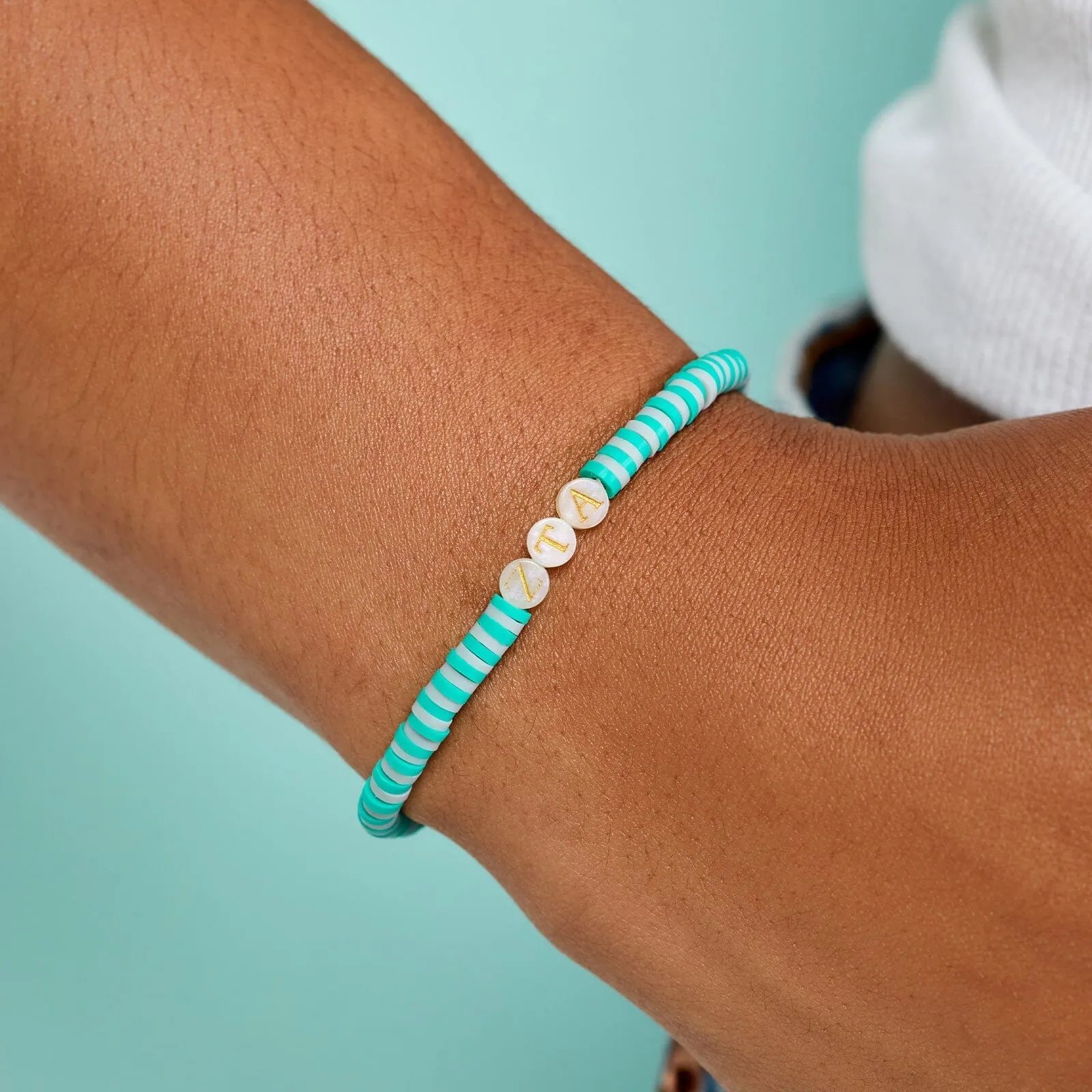 Zeta Tau Alpha Stretch Bracelet sold by Pura Vida product image thumbnail 2