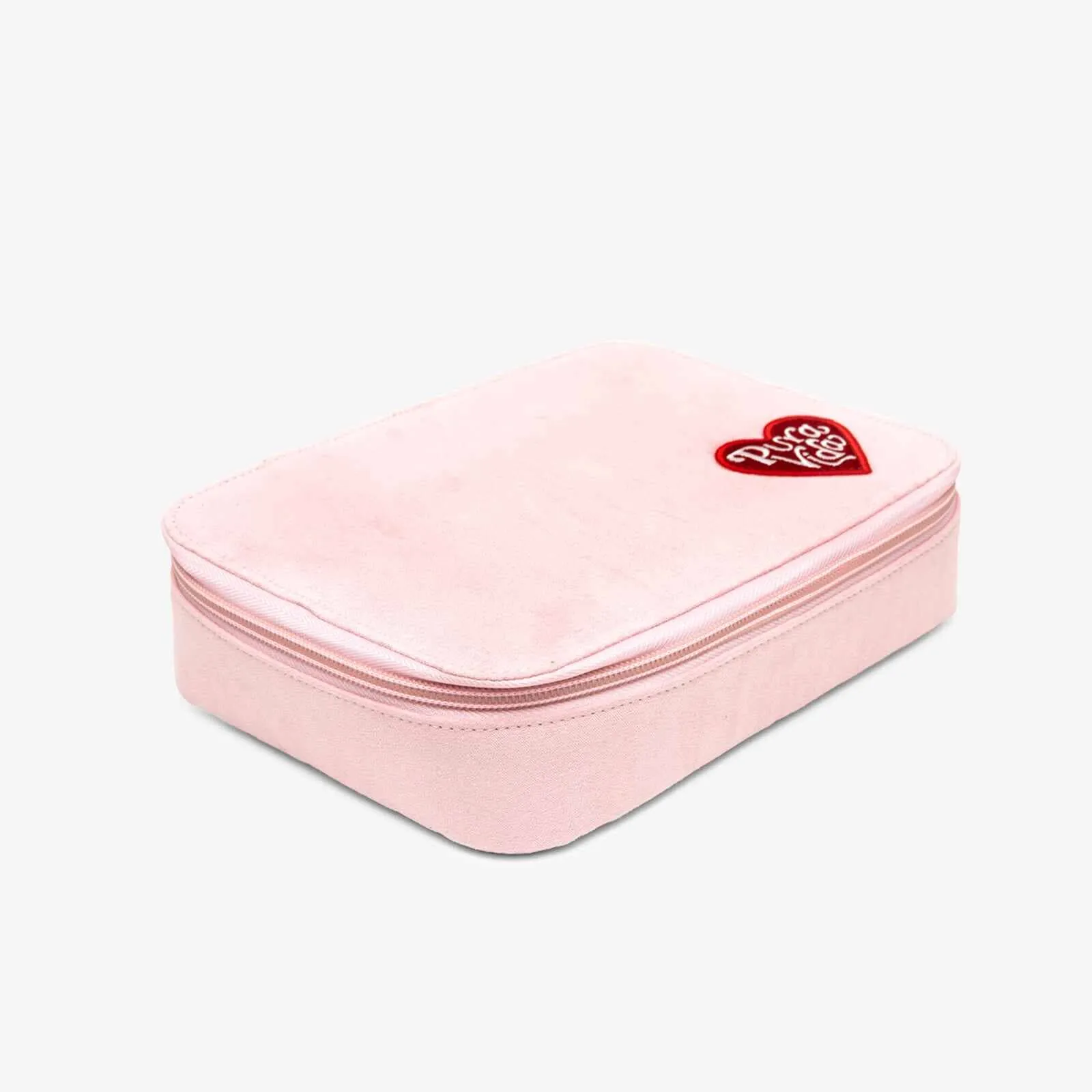 Large Pink Velvet Jewelry Case sold by Pura Vida product image thumbnail 3