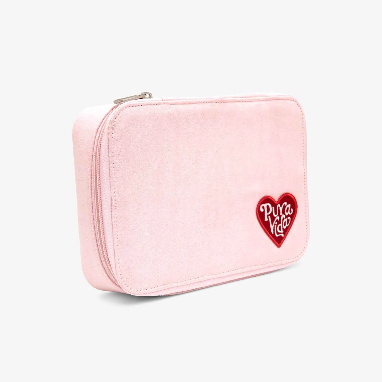 Large Pink Velvet Jewelry Case sold by Pura Vida product image thumbnail 2