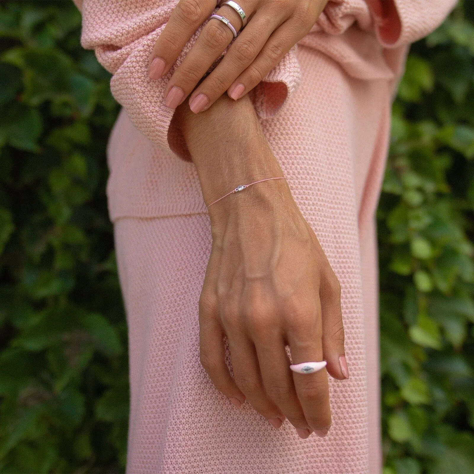 Boarding for Breast Cancer Slider Bracelet sold by Pura Vida product image thumbnail 5