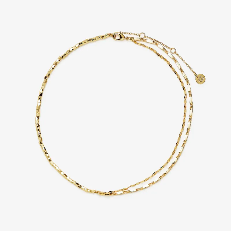 Metal Bead & Chain Choker sold by Pura Vida