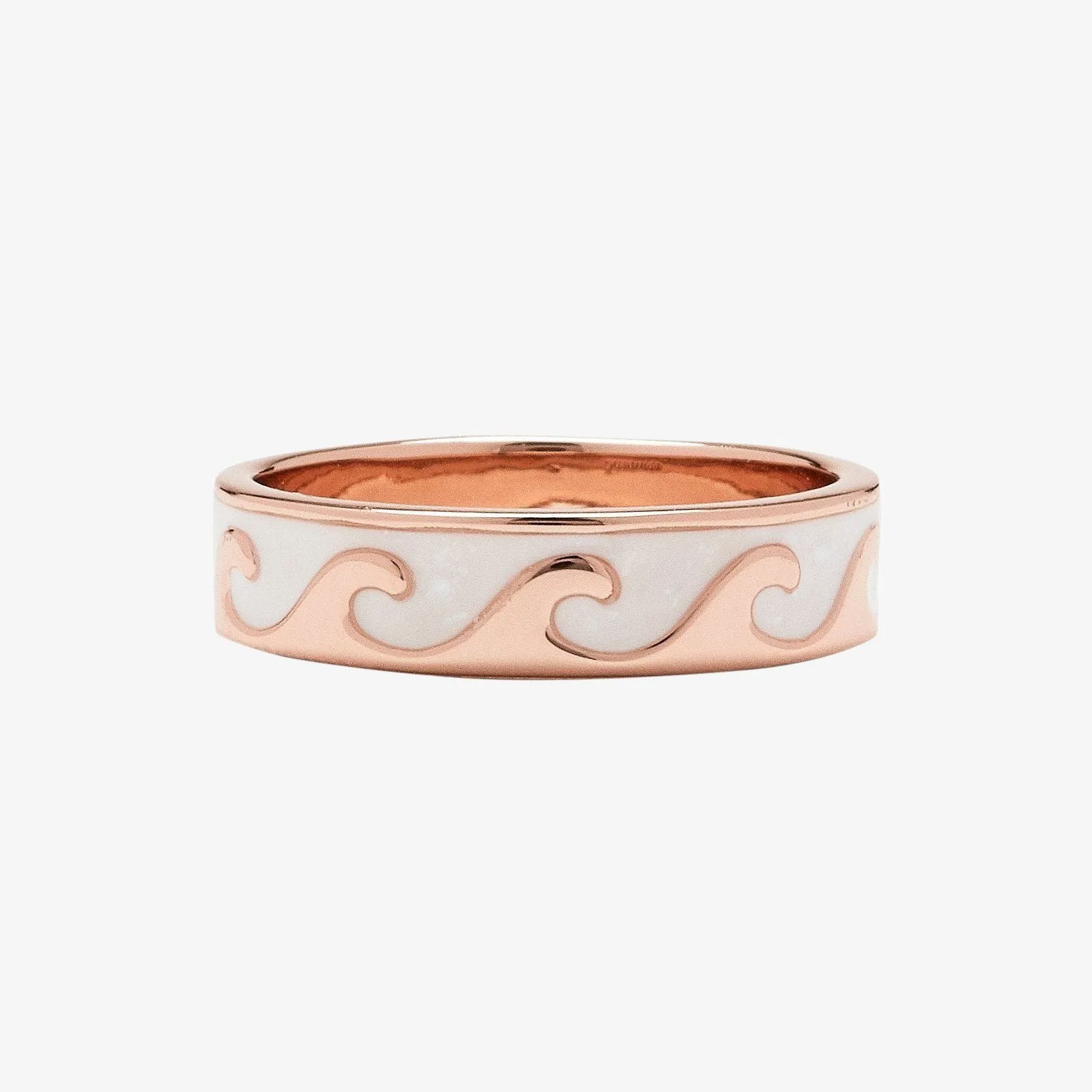 Reversible Enamel Wave Ring sold by Pura Vida