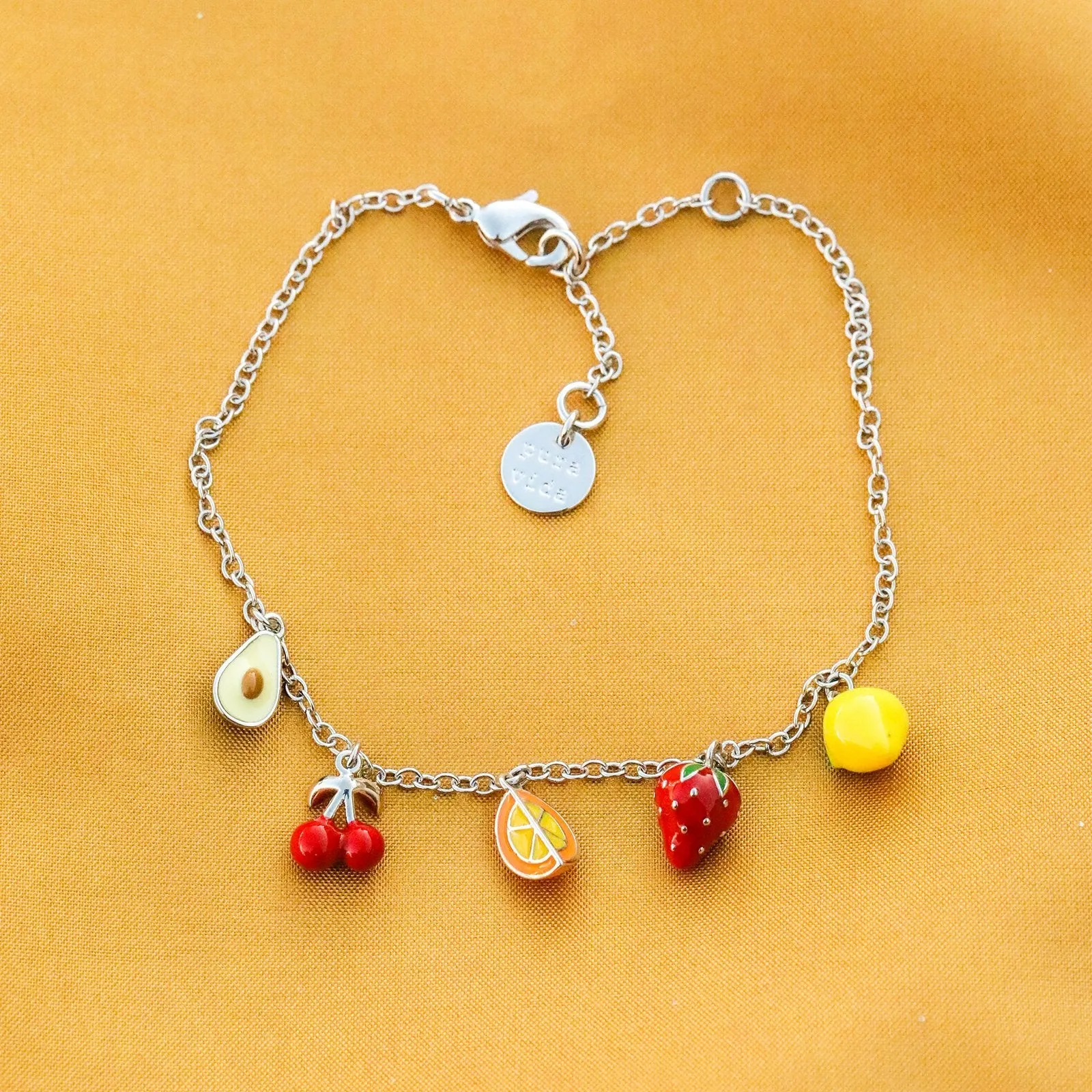 Fruit Chain Bracelet sold by Pura Vida product image thumbnail 2