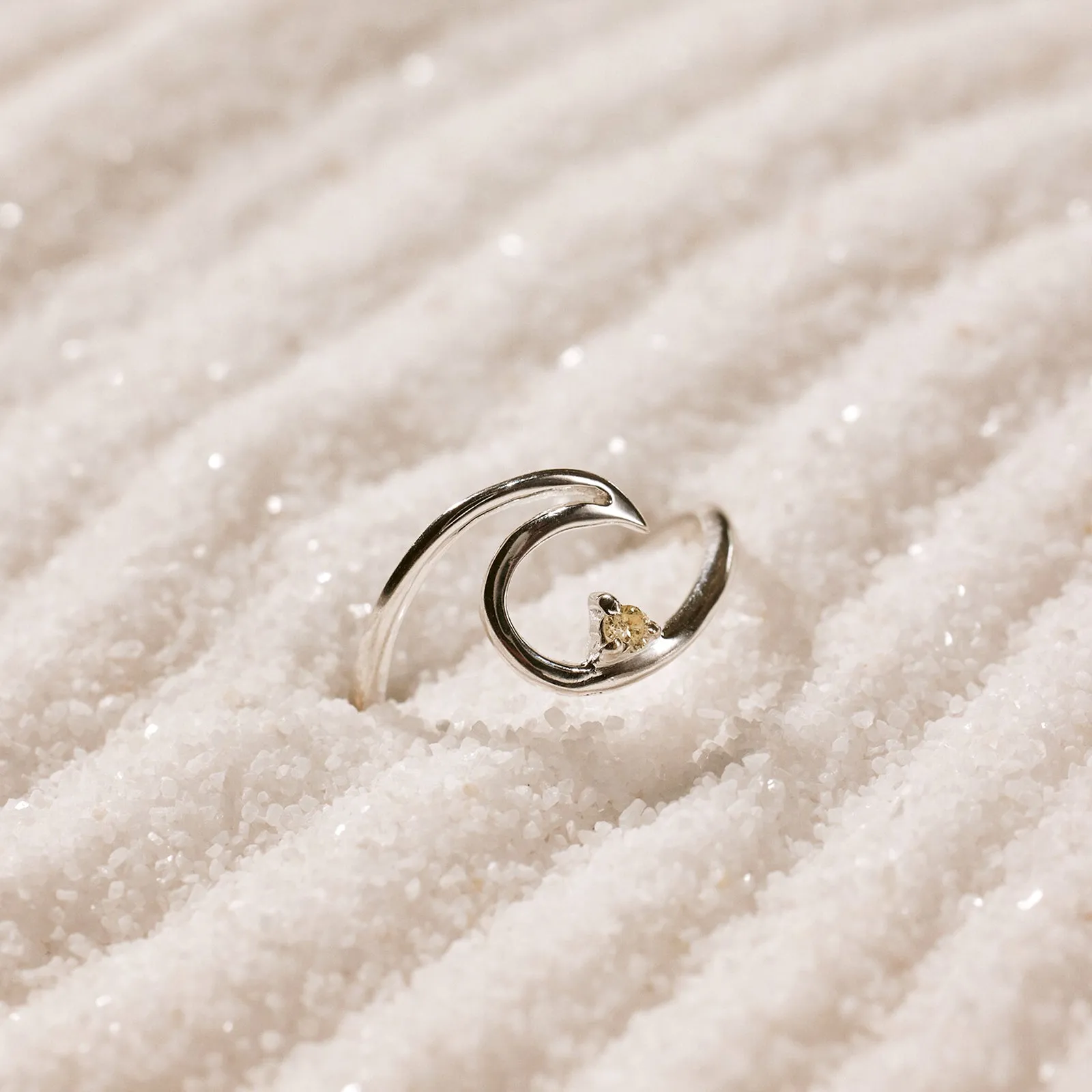 Diamond Wave Ring sold by Pura Vida