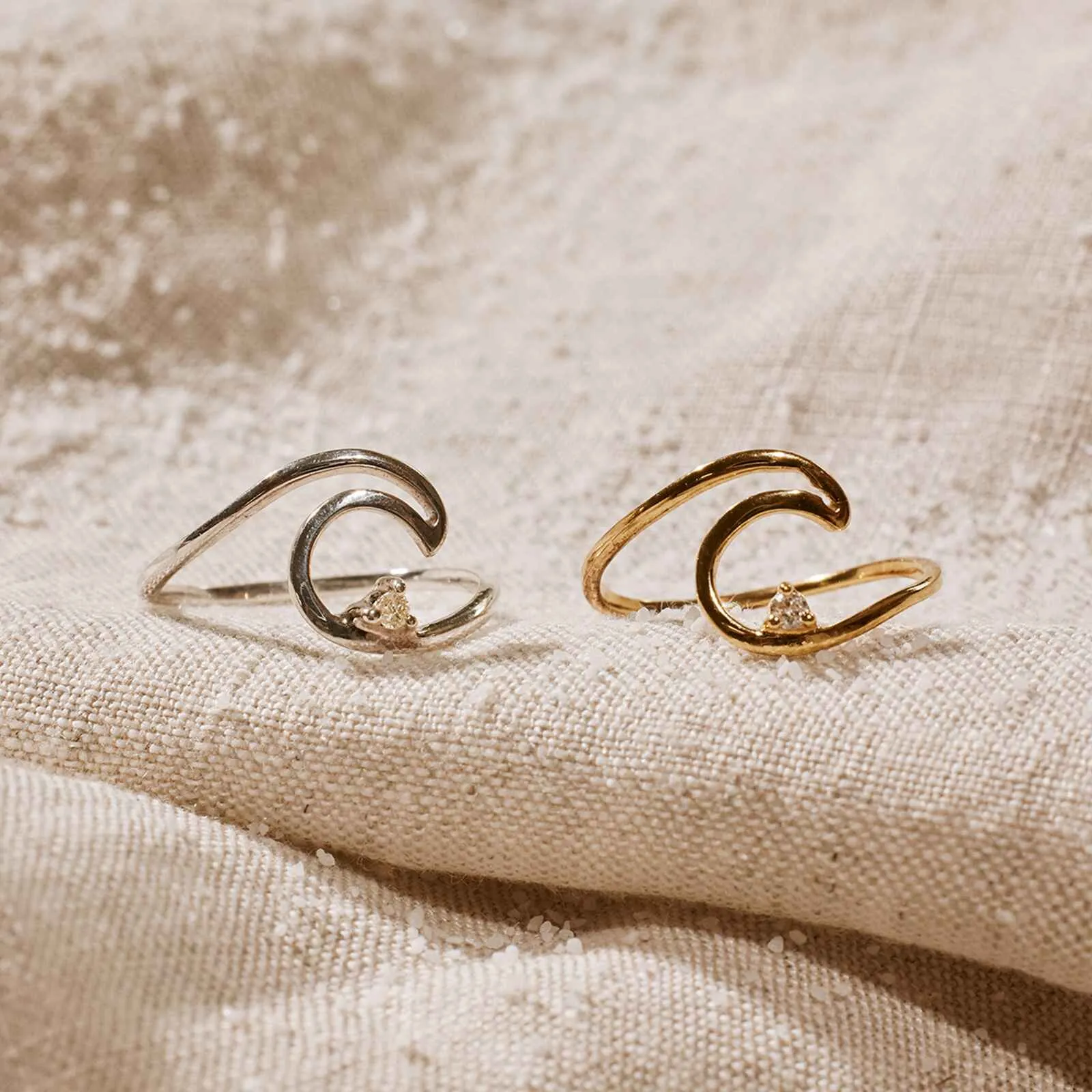 Diamond Wave Ring sold by Pura Vida product image thumbnail 4