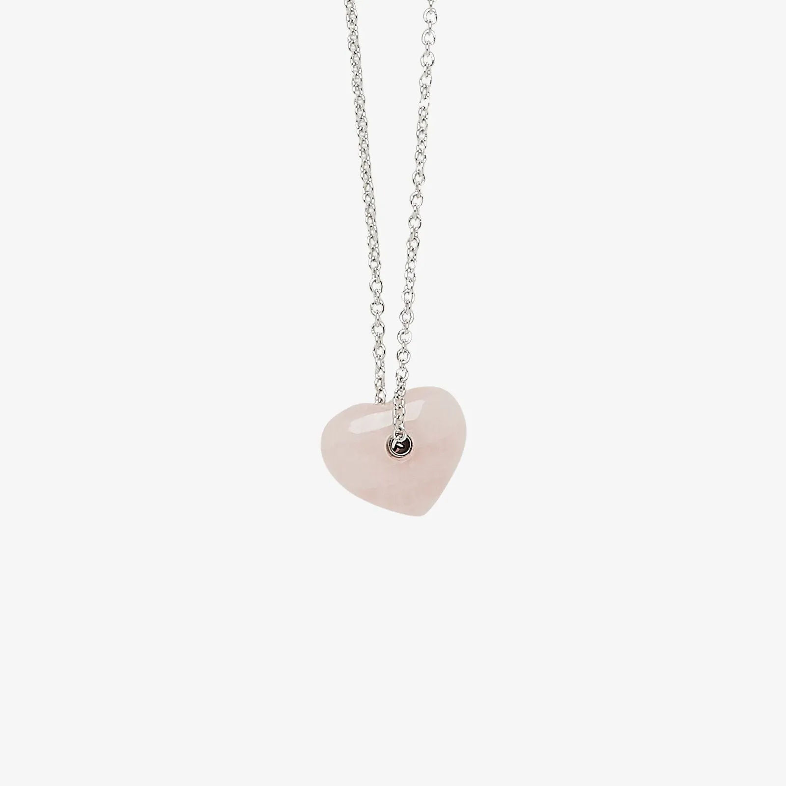 Rose Quartz Heart Necklace sold by Pura Vida