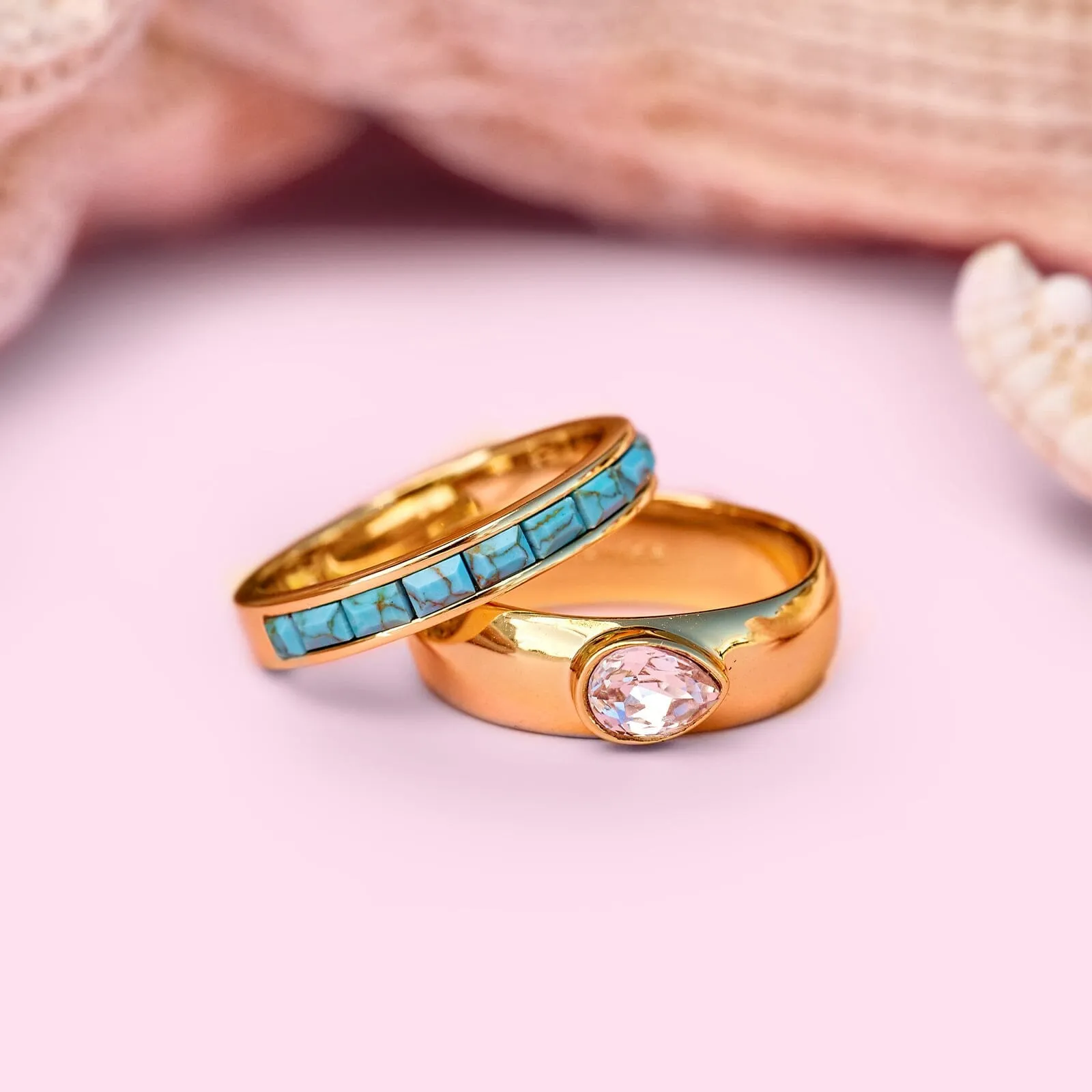 High Tide Ring Set sold by Pura Vida product image thumbnail 5