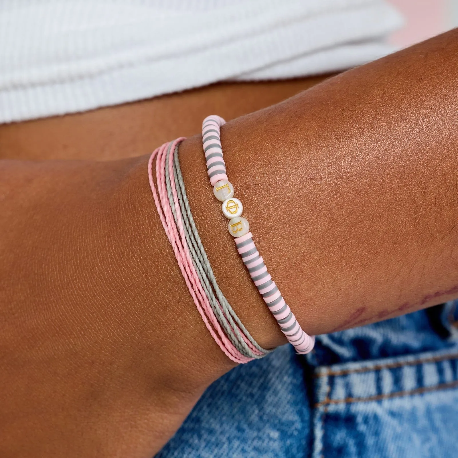 Gamma Phi Beta Bracelet Set of 2 sold by Pura Vida product image thumbnail 2