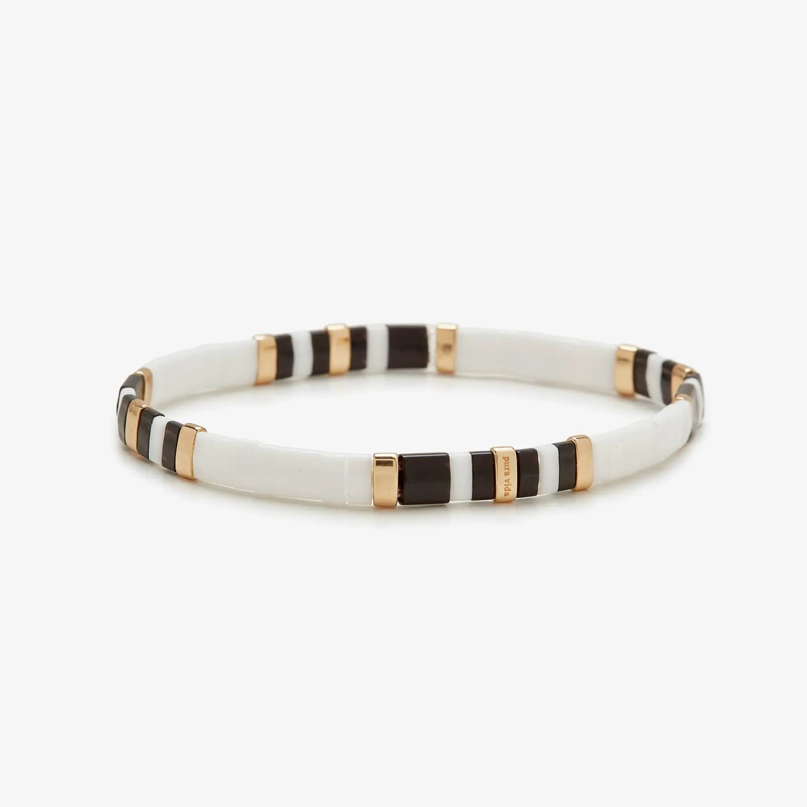 Tile Bead Stretch Bracelet sold by Pura Vida