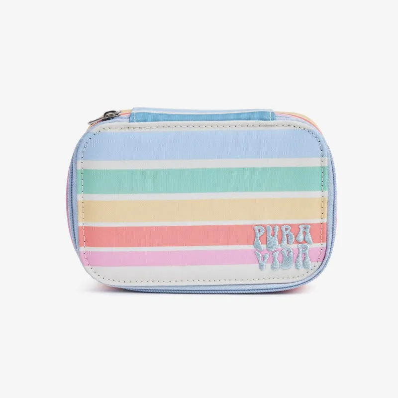 Retro Stripe Journey Jewelry Case sold by Pura Vida