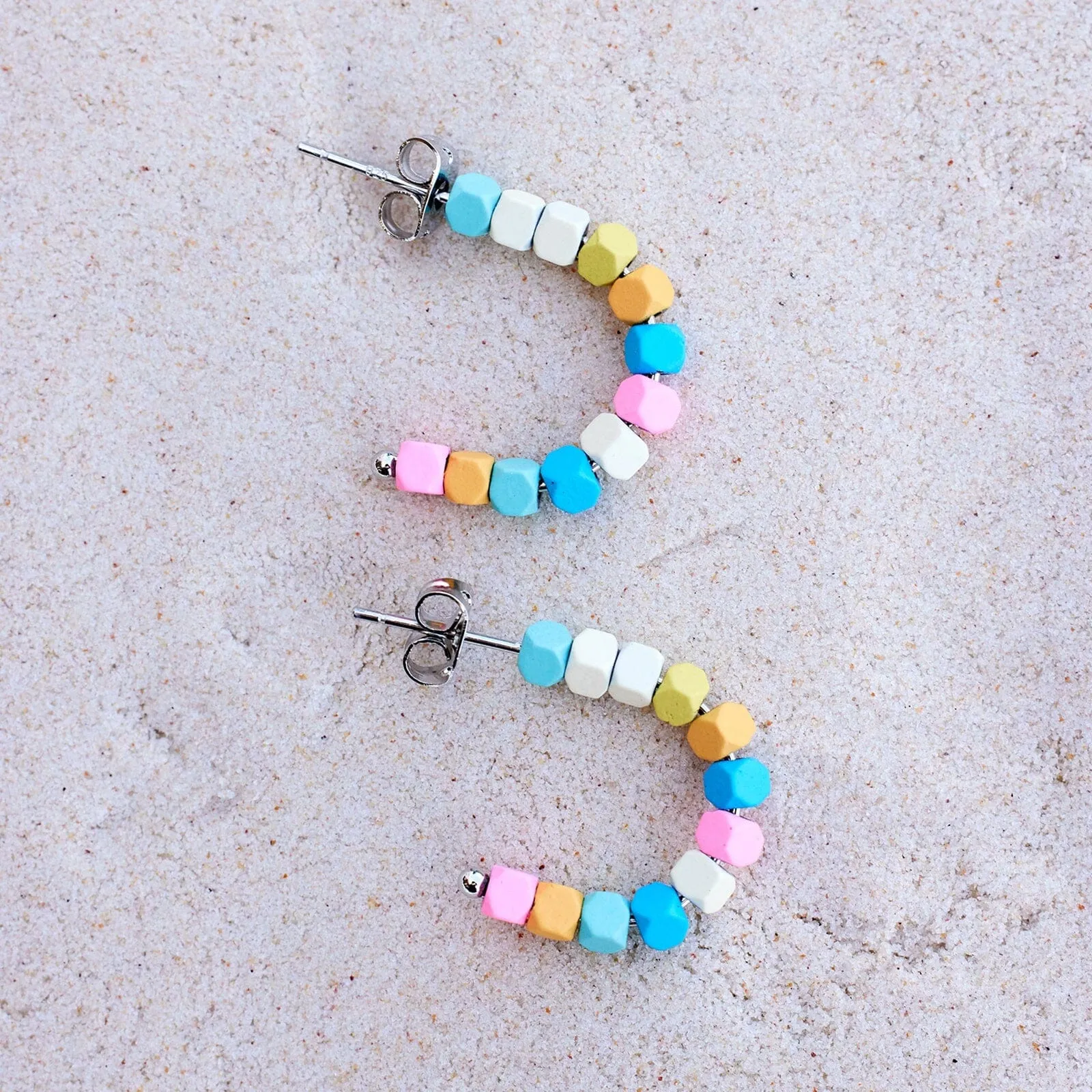 Bahama Bead Hoop Earrings sold by Pura Vida product image thumbnail 4