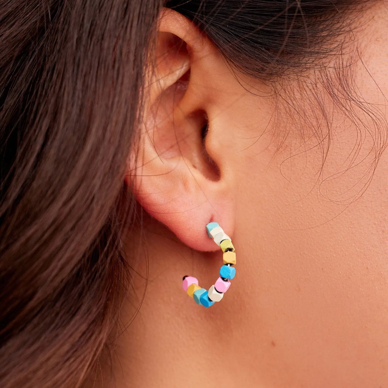 Bahama Bead Hoop Earrings sold by Pura Vida product image thumbnail 2